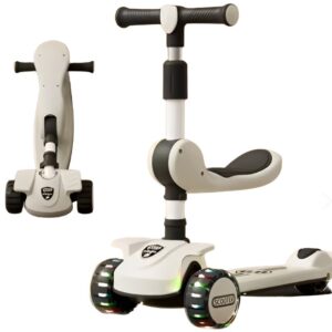 Patineta 3en1 Musical Luz Silla Plegable